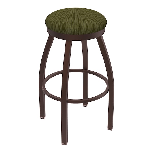 25" Swivel Counter Stool, Bronze Finish, Graph Parrot Seat